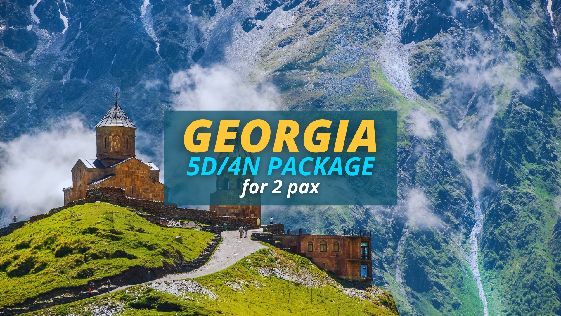 5-Day Georgia Tour Package for 2 Adults